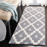 Safavieh Chatham 2'-3" x 11'-0" Rug in Ivory / Dark Grey