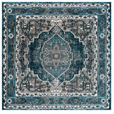 Safavieh Vintage Hamadan 6'-7" x 6'-7" Rug in Blue / Ivory