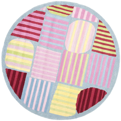 Safavieh Safavieh Kids 6'-0" x 6'-0" Rug in Blue / Multi