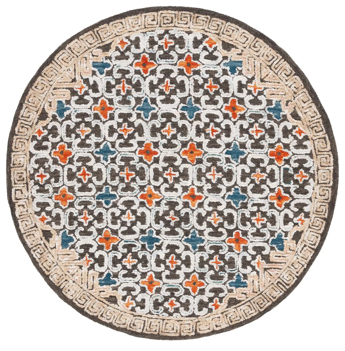 Safavieh Aspen 6'-0" x 6'-0" Rug in Blue / Taupe