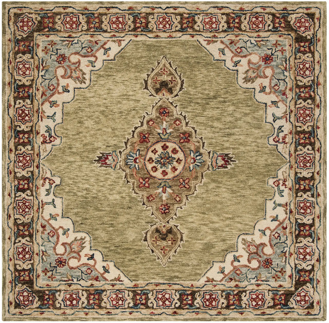 Safavieh Aspen 7'-0" x 7'-0" Rug in Sage / Brown