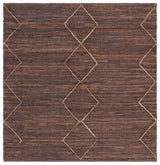 Safavieh Vintage Leather 6'-0" x 6'-0" Rug in Brown / Natural
