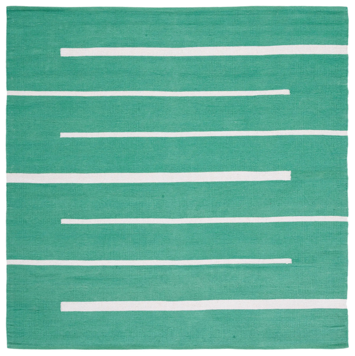 Safavieh Montauk 6'-0" x 6'-0" Rug in Dark Green / Ivory