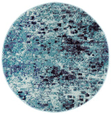 Safavieh Madison 3'-0" x 3'-0" Rug in Turquoise / Navy