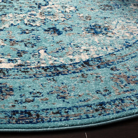 Safavieh Evoke 5'-3" x 5'-3" Rug in Light Blue / Light Blue