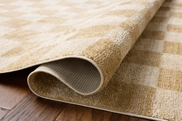 Chris Loves Julia x Loloi Calvin CLV-01 Wheat / Ivory Rug - pile height