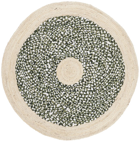 Safavieh Cape Cod 3'-0" x 3'-0" Rug in Green / Natural