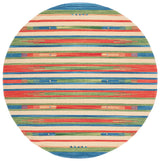 Safavieh Montauk 6'-0" x 6'-0" Rug in Green / Blue
