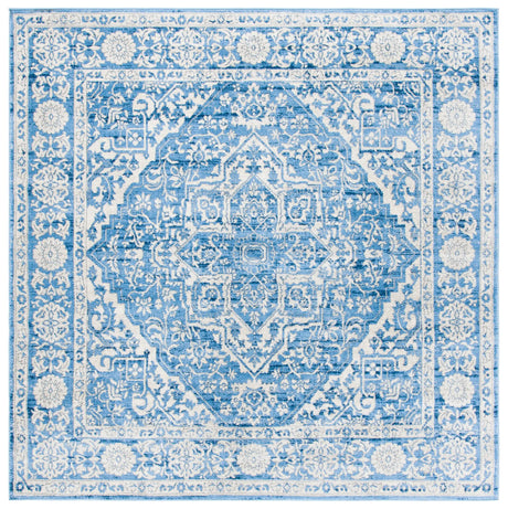Safavieh Brentwood 8'-0" x 8'-0" Rug in Ivory / Navy