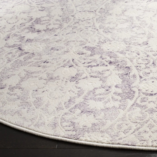 Safavieh Passion 5'-0" x 5'-0" Rug in Lavander / Ivory
