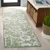 Safavieh Glamour 2'-3" x 8'-0" Rug in Green / Ivory