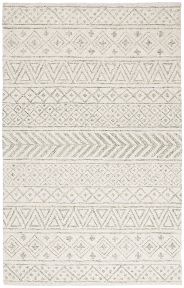 Safavieh Metro 4'-0" x 6'-0" Rug in Ivory / Light Green