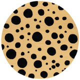 Safavieh Cambridge 6'-0" x 6'-0" Rug in Gold / Black
