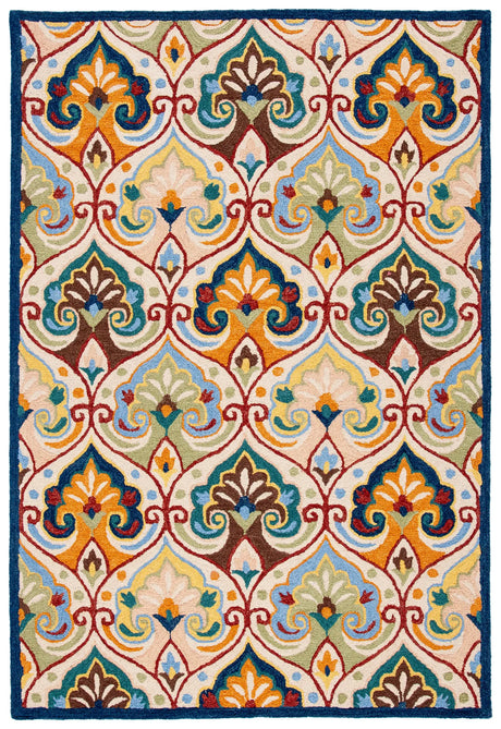 Safavieh Metro 4'-0" x 6'-0" Rug in Beige / Blue