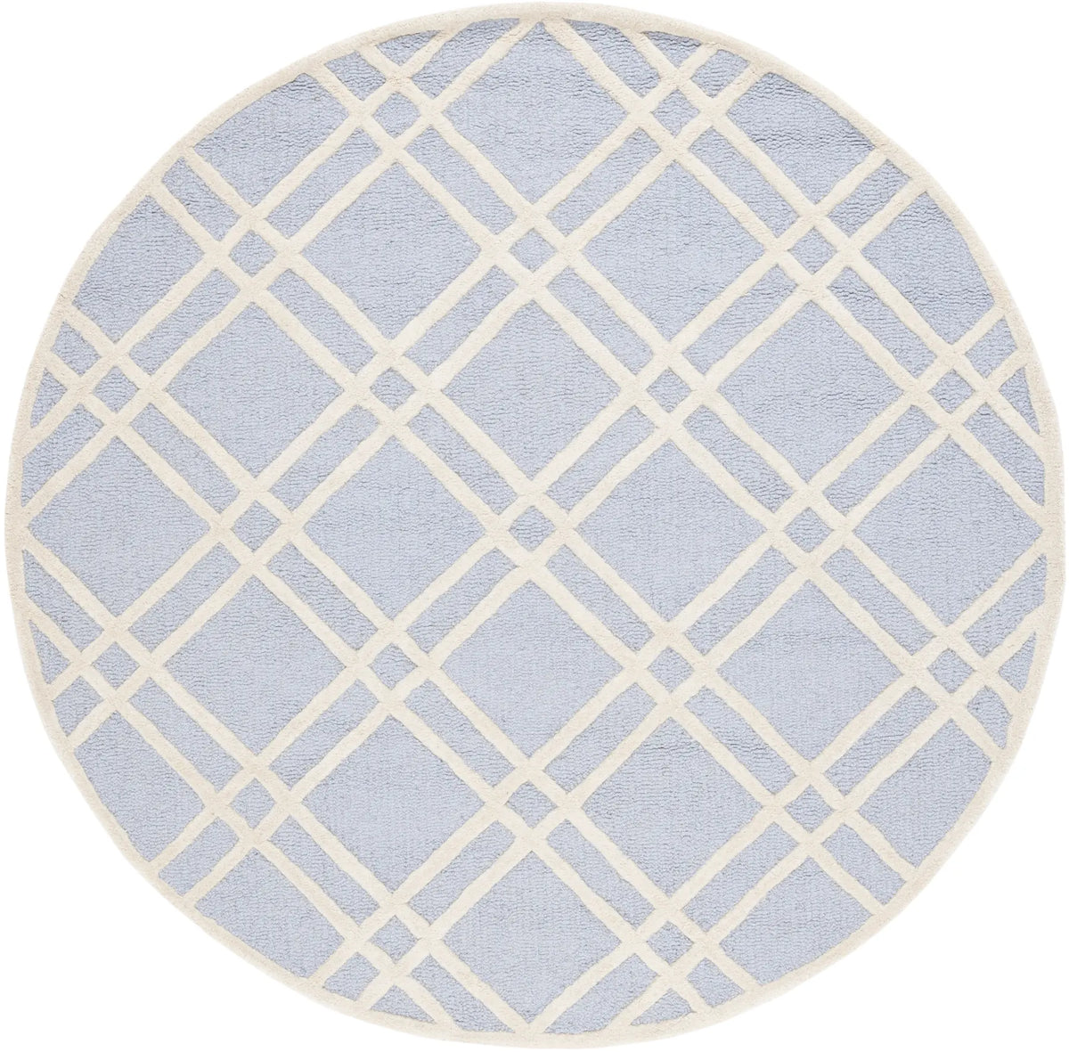Safavieh Cambridge 6'-0" x 6'-0" Rug in Light Blue / Ivory