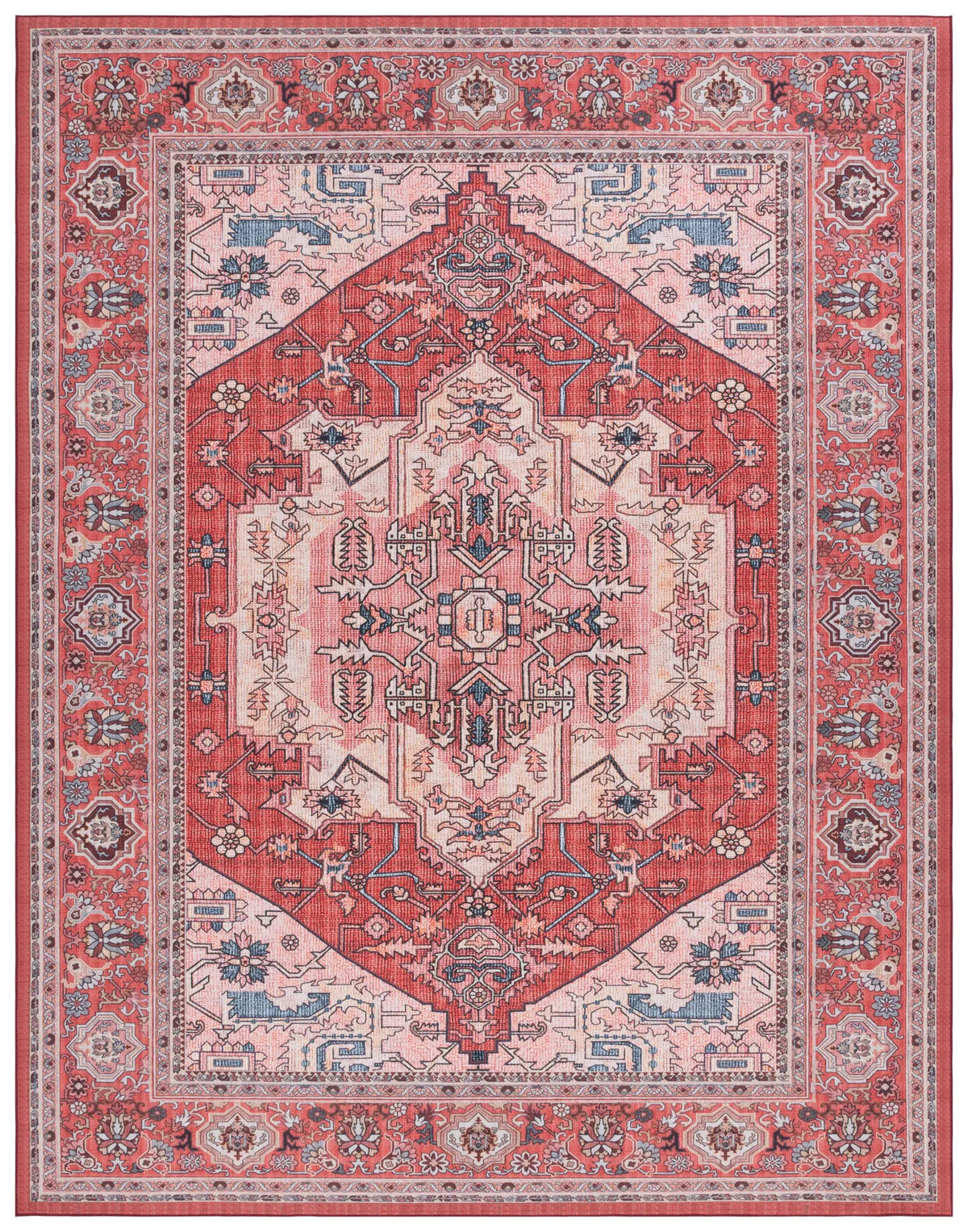 Safavieh Tucson 10'-0" x 14'-0" Rug in Red / Pink