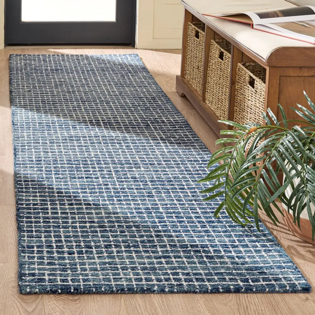 Safavieh Metro 2'-3" x 8'-0" Rug in Dark Grey / Ivory