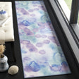 Safavieh Paint Brush 2'-2" x 10'-0" Rug in Blue / Lavender