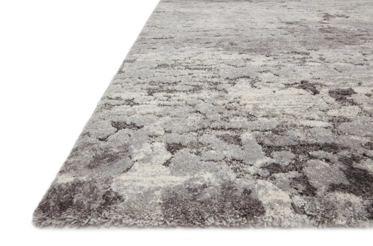 Loloi Theory Thy-08 Charcoal/Grey Rugs - rug corner