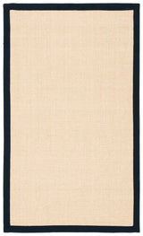 Safavieh Natural Fiber 3'-0" x 5'-0" Rug in Maize / Black