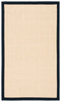 Safavieh Natural Fiber 3'-0" x 5'-0" Rug in Maize / Black