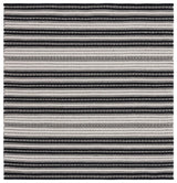 Safavieh Montauk 6'-0" x 6'-0" Rug in Black / Ivory