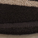 Safavieh Florida Shag 6'-7" x 6'-7" Rug in Dark Brown / Beige