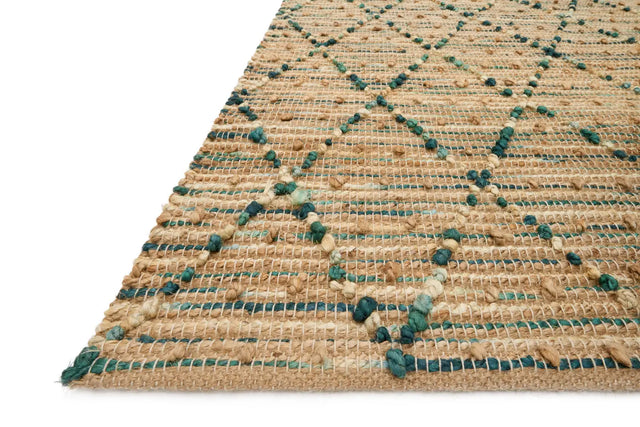 Loloi Beacon Bu-03 Aqua Rugs - rug corner