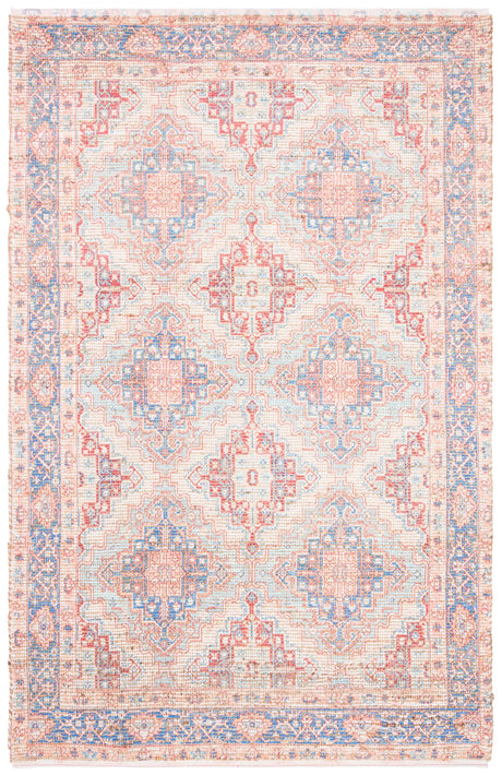 Safavieh Saffron 4'-0" x 6'-0" Rug in Blue / Rust