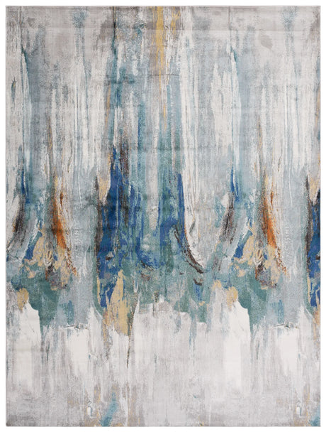 Safavieh Art Studio 8'-0" x 10'-0" Rug in Light Grey / Blue