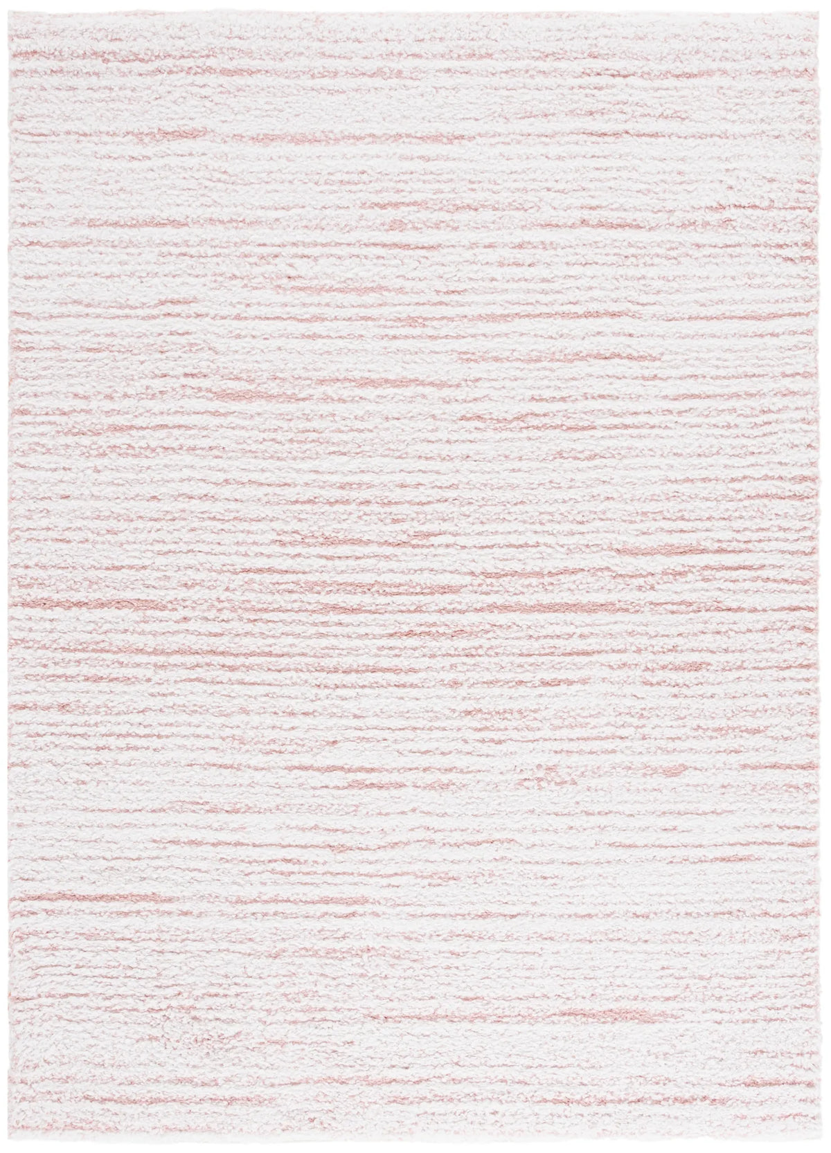 Safavieh Rumi Shag 4'-0" x 6'-0" Rug in Pink / Ivory