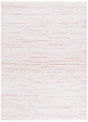 Safavieh Rumi Shag 4'-0" x 6'-0" Rug in Pink / Ivory