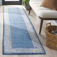 Safavieh Ebony 2'-3" x 9'-0" Rug in Blue / Ivory