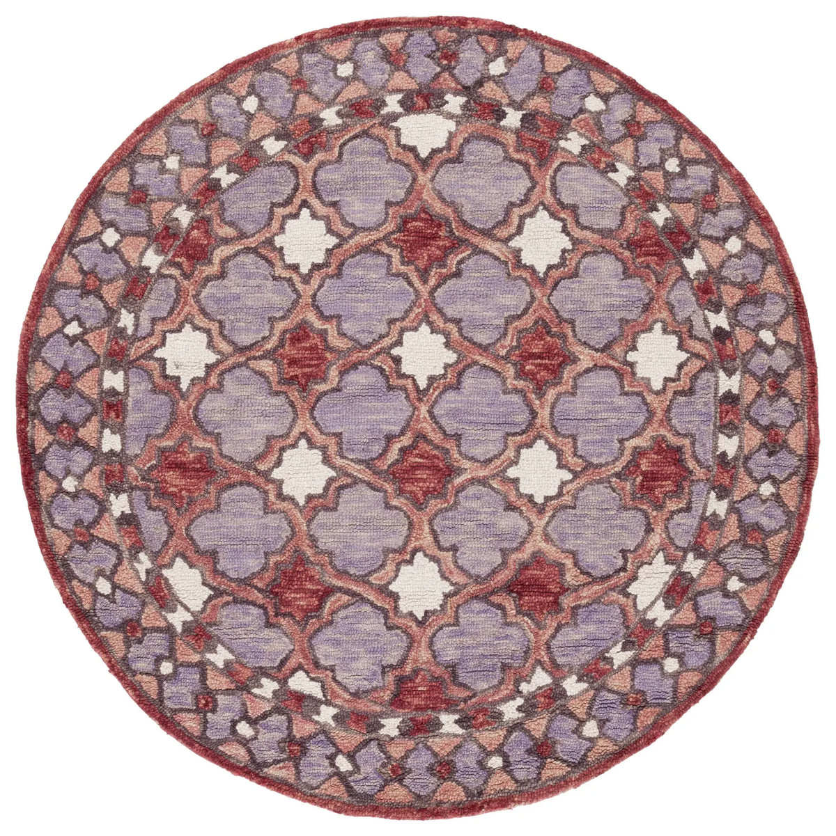 Safavieh Aspen 5'-0" x 5'-0" Rug in Red / Pink