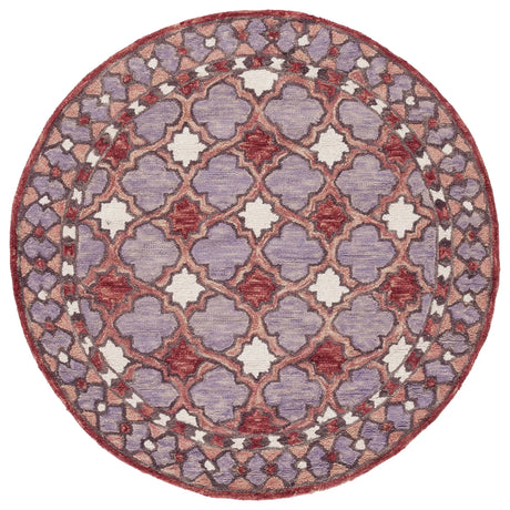 Safavieh Aspen 5'-0" x 5'-0" Rug in Red / Pink