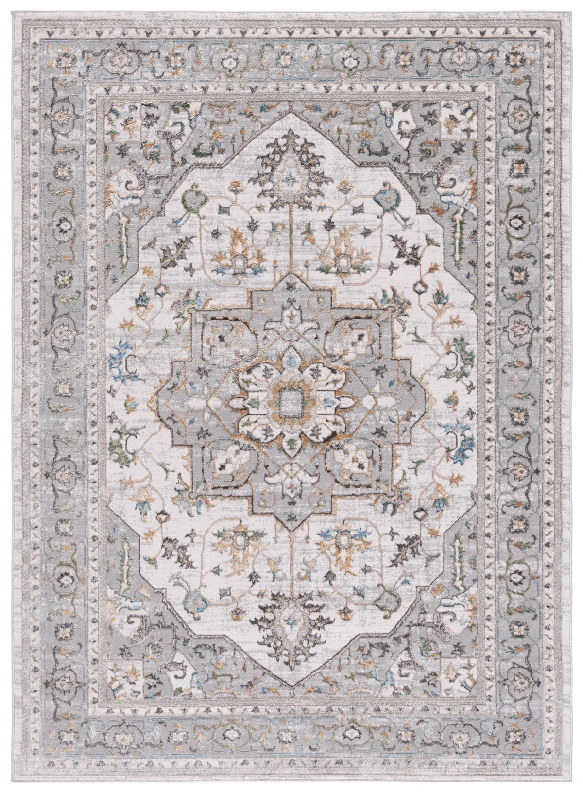 Safavieh Bel Air 4'-5" x 6'-5" Rug in Grey / Light Grey