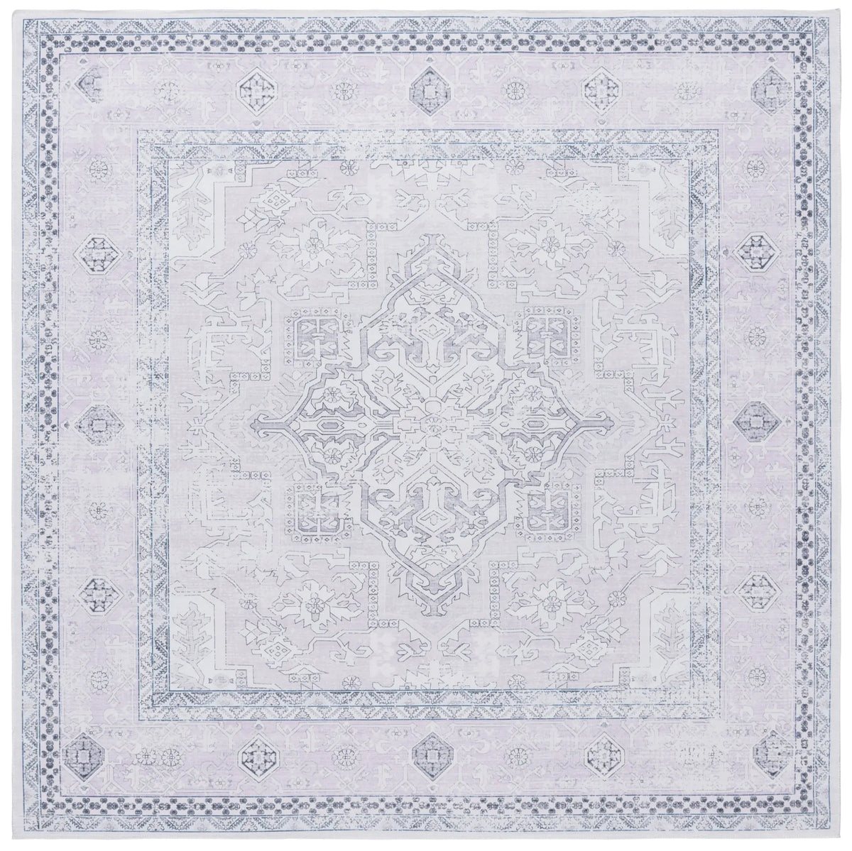 Safavieh Arizona 6'-0" x 6'-0" Rug in Pink / Beige