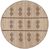 Safavieh Natural Fiber 6'-0" x 6'-0" Rug in Natural / Brown