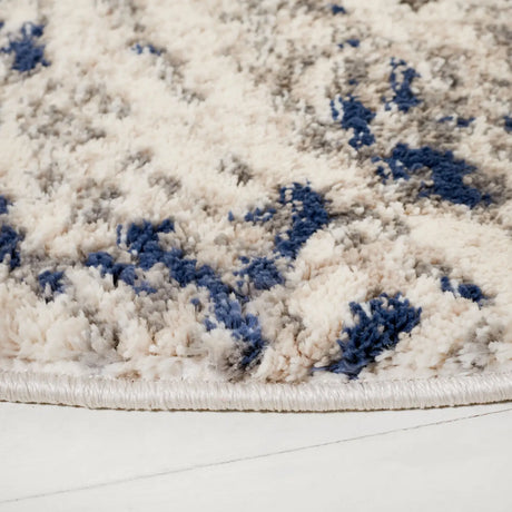 Safavieh Petra 6'-7" x 6'-7" Rug in Ivory / Blue