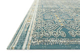 Loloi Mika Mik-05 Ocean Rugs - rug corner