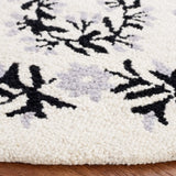 Safavieh Empire 6'-0" x 6'-0" Rug in Ivory / Black