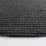 Safavieh Natura 7'-0" x 7'-0" Rug in Grey / Black