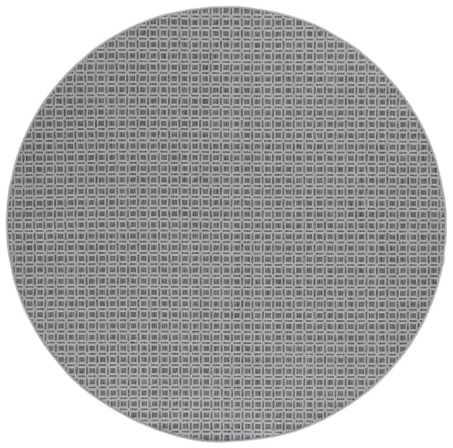 Safavieh Terrace 800 6'-7" x 6'-7" Rug in Grey / Dark Grey
