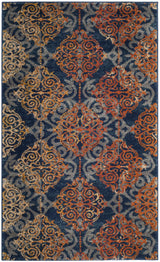 Safavieh Evoke 3'-0" x 5'-0" Rug in Blue / Orange