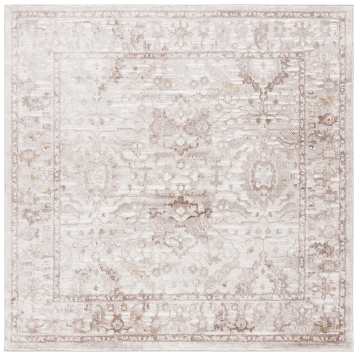 Safavieh Prestige 6'-7" x 6'-7" Rug in Beige / Blue