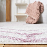 Safavieh Adirondack 4'-0" x 6'-0" Rug in Ivory / Plum