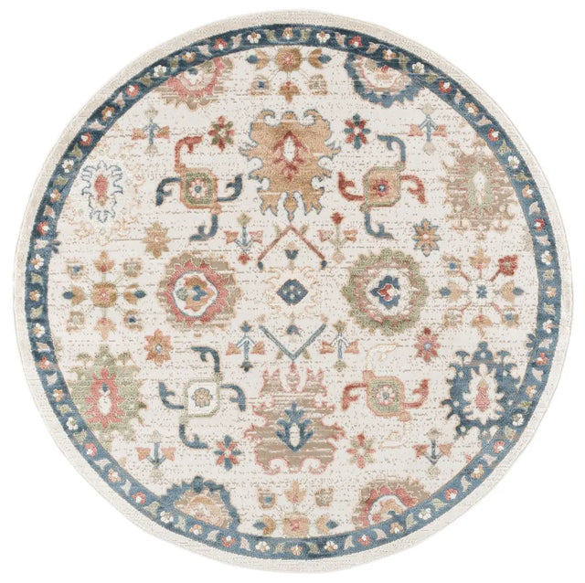 Safavieh Cameron 6'-7" x 6'-7" Rug in Ivory / Multi