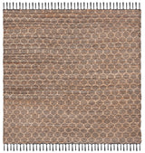 Safavieh Cape Cod 6'-0" x 6'-0" Rug in Charcoal / Natural