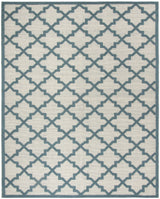 Safavieh Martha Stewart 8'-0" x 10'-0" Rug in Ivory / Light Blue