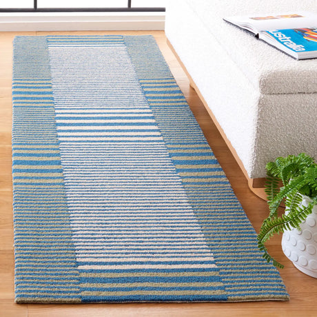 Safavieh Genre 2'-3" x 8'-0" Rug in Blue / Ivory